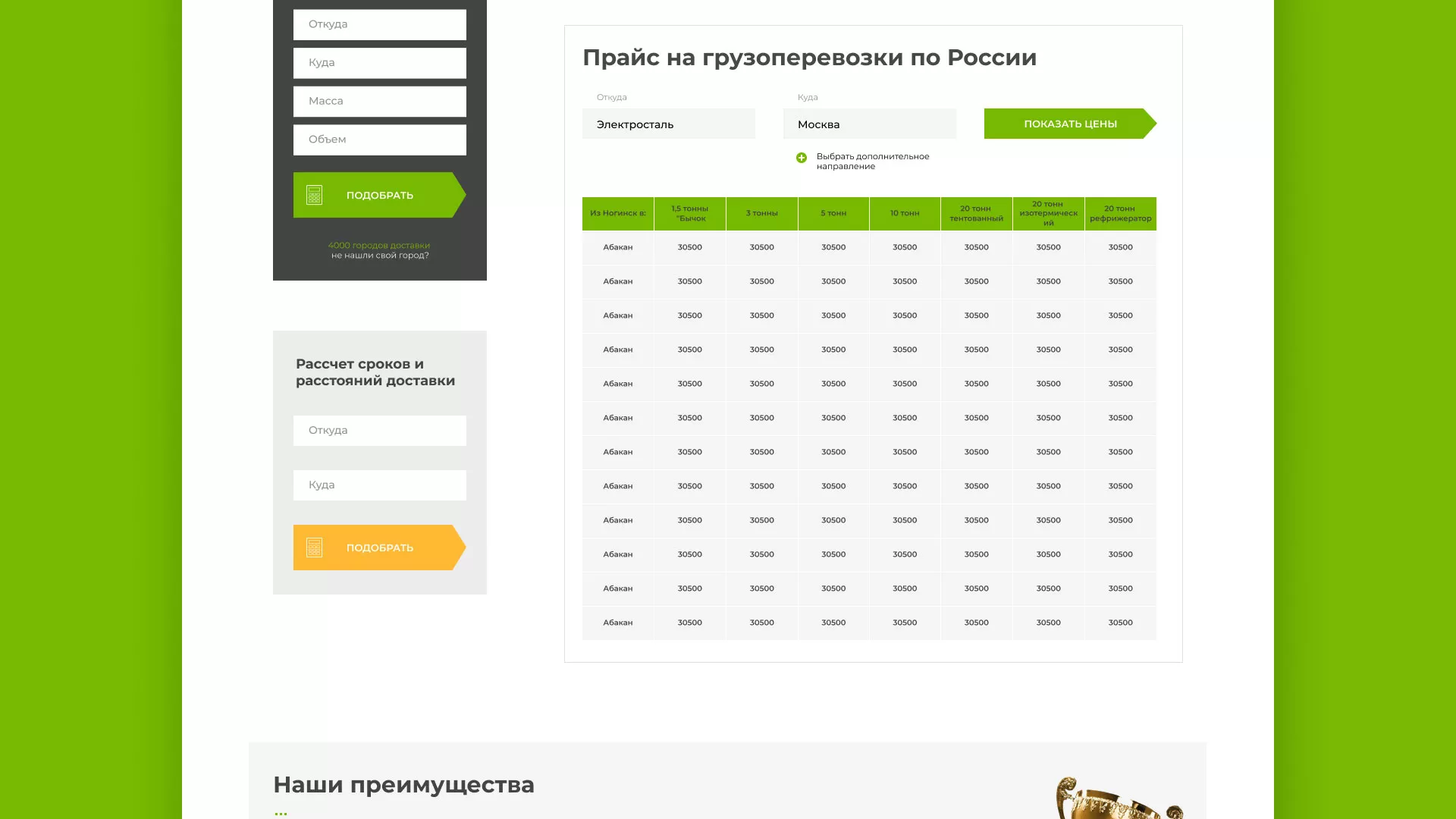Разработка логотипа и сайта компании «Инком-Логистика» в Спасске-Рязанском