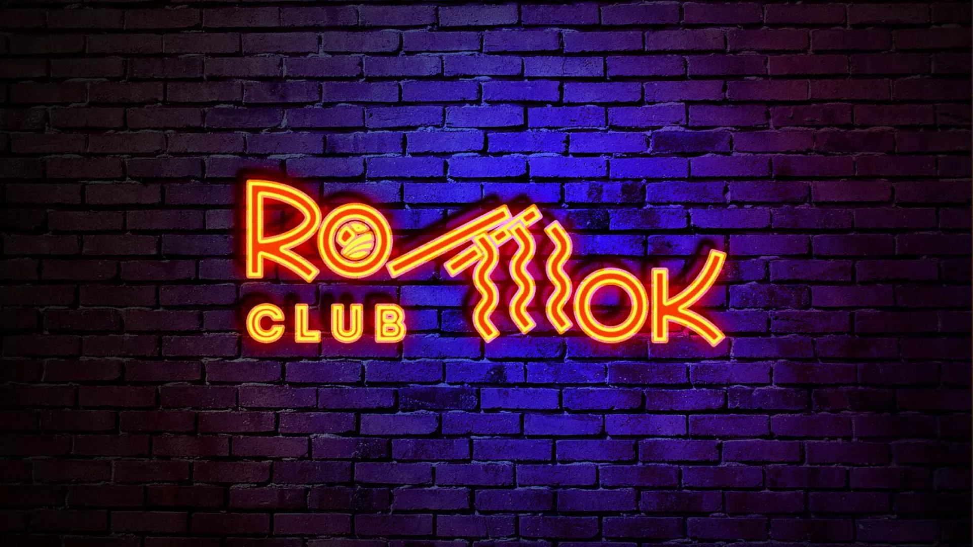 Разработка светящейся интерьерной вывески суши-бара «Roll Wok Club» в Спасске-Рязанском