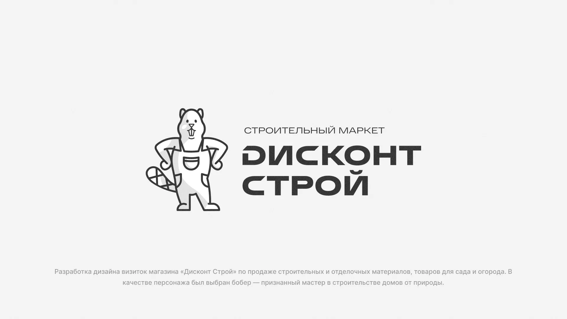 Разработка дизайна визиток магазина «Дисконт Строй» в Спасске-Рязанском